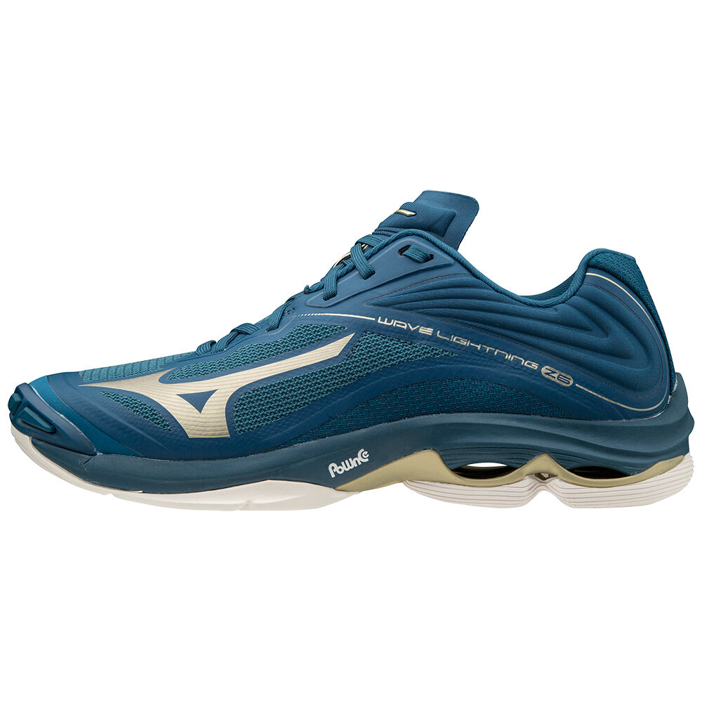 Mizuno Men's Wave Lightning Z6 Volleyball Shoes Blue (V1GA200051-YTQ)